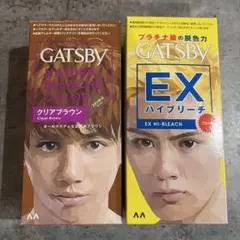 新品GATSBY ギャツビー EXハイブリーチ ＆ クリアブラウン 2点セットのサムネイル