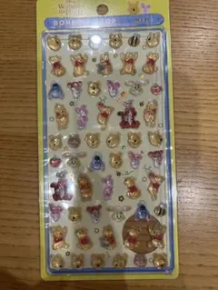 くまのプーさん ボンボンドロップシールミニ　シール　正規品