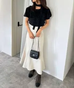 INGNI バックレースアップマーメイドスカート