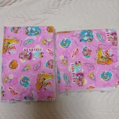 HUGっと！プリキュア キルティング生地 ハギレ　2枚