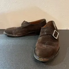83 サルバトーレ フェラガモ スエード 靴　ブラウン 5 2/1