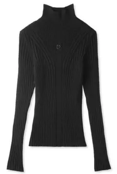 FRAY I.D pierre cardin ロゴ刺繍リブハイネックプルオーバーのサムネイル