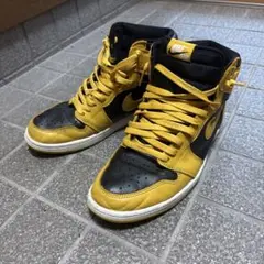 NIKE AIR JORDAN 1 ハイカット イエロー ブラック