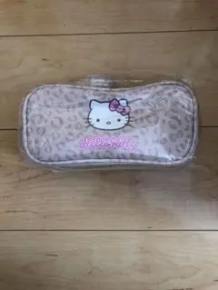 キティ豹柄ポーチ