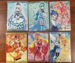 プリキュア　カードウエハース9 6種セット