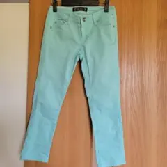 カジュアルスリムパンツ ミントグリーンのサムネイル