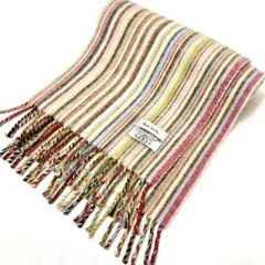 Paul Smith ポールスミス マフラー マルチストライプ カシミヤ混