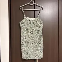 ヒョウ柄キャミソールワンピース