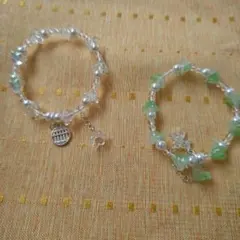 ハンドメイド ブレスレット 2本セット