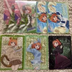 五等分の花嫁 中野四葉 クリアファイル 7枚セット