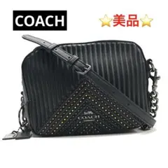 ☆美品☆COACH ショルダーバッグ 31649 ブラック レディース