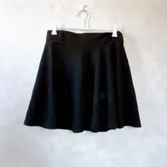 ☆お値下げ交渉歓迎☆ ブラック 【XL】 フレアスカート 黒 ミニスカート