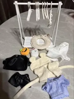 100均 ドール服＆ハンガー