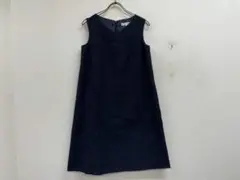 美品★組曲KUMIKYOKUジャガードノースリワンピースS2★A21287