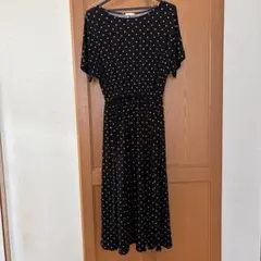 GU 水玉模様 半袖ワンピース Sサイズ