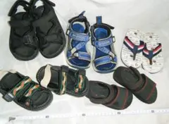 こども　男の子用サンダル　5点セット　春～夏用　14～17ｃｍ