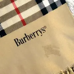 美品 バーバリーズ ノバチェック シルク スカーフ 絹 ビンテージ バーバリー