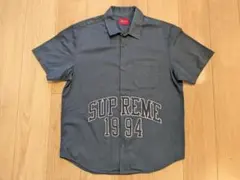 Supreme Arc Logo S/S Work Shirt "Navy"のサムネイル