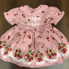 【Shirley Temple】シャーリーテンプル　　いちご柄　ワンピース