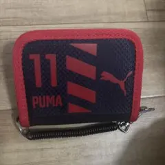 PUMA キッズ 財布 二つ折り コイルコード付き