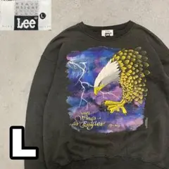 7WD655 80s Lee イーグル サンダー　鷹　アニマル トレーナー