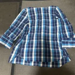 a.v.v standard チェック柄 五分袖シャツ