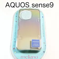 AQUOS sense9 ソフトケース クリアオーロラ カバー017