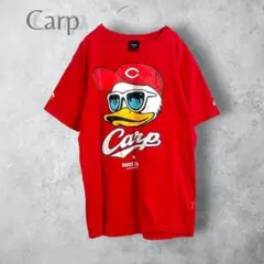 【carp 広島東洋カープ】　タックデュード　コラボ　T シャツ　プリント　赤のサムネイル