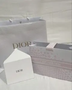 DIOR ショッパーとカードセット 桜 空箱