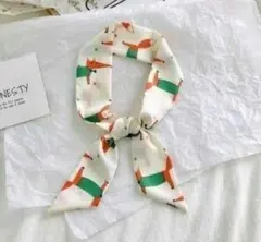 リボンカチューシャ スカーフ　ヘアアレンジ レディース 子供 新品