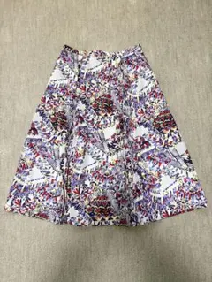 LILY BROWNフレアスカート 膝下丈