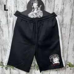 ベティブープ　ハーフパンツ　刺繍入り　ベティちゃん　ズボン　Lのサムネイル