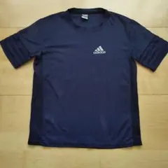 adidas スポーツTシャツ ネイビー・サイズ・М 【男女兼用】のサムネイル