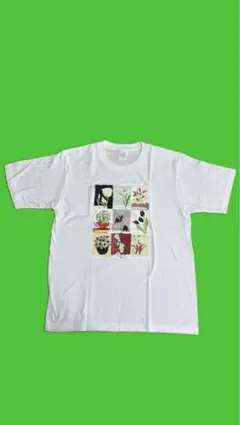 Convenience Young ボタニカルアートTシャツ 白 M