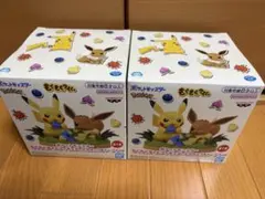 ポケットモンスター もぐもぐタイム フィギュア ピカチュウ＆イーブイ ×2のサムネイル