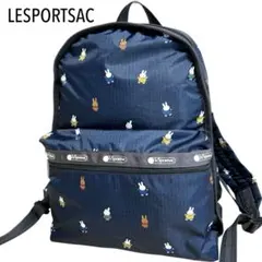 極美品 LESPORTSAC × ミッフィー リュック バックパック ネイビーのサムネイル