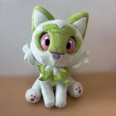 ポケットモンスター なでてみつめてぱちくりニャオハ