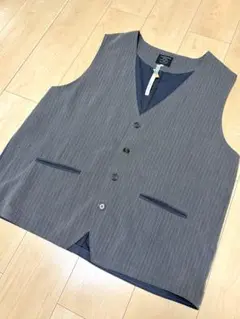 THE NORTH GALLERY ベスト ストライプ柄 メンズのサムネイル