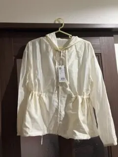 【タグ付き】アイボリー フード付きジャケット Couture Brooch