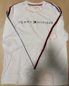 TOMMY HILFIGER ホワイト 長袖シャツ L/G