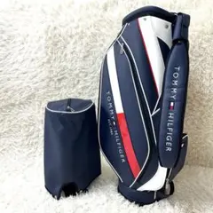希少】 POLO GOLF ポロゴルフ キャディバッグ ネイビー×ホワイト