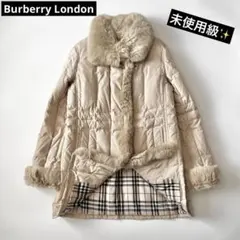美品✨バーバリーロンドン ダウンコート ノバチェック フォックス 