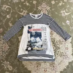 スカラー　塔　馬車　星空　モチーフ　グラフィック　柄　Tシャツ　おしゃれのサムネイル
