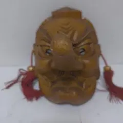 3015❣️ 木製 神楽面 開運 厄除 - メルカリ