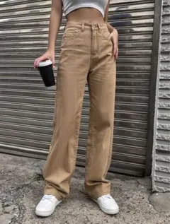 DAZY スラントポケットボーイフレンドデニムパンツ