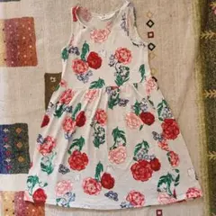 H&M 花柄ノースリーブワンピース 134/140