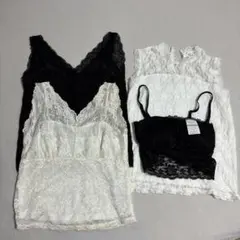 お得な4点セット⭐︎ レース衣類　タンクトップ　ブラトップ