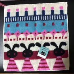 Atsuko Matano うさぎ柄　タオルハンカチ