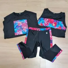 ROXY 蜷川実花 フィットネスウェア Lサイズ 3点セット - メルカリ