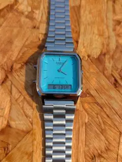 チープカシオcasio ターコイズブルー ティファニーブルー MTP-1302D
